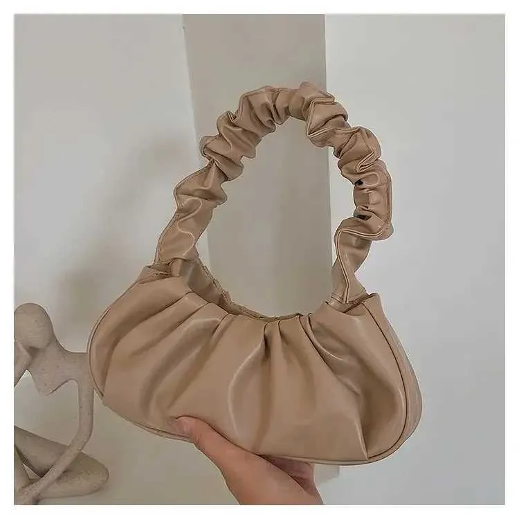 Nieuwe geplooide wolk met niche-ontwerp voor dames, modieuze Gerie-tas voor dames, veelzijdige handtas Y241123_voghion.com
