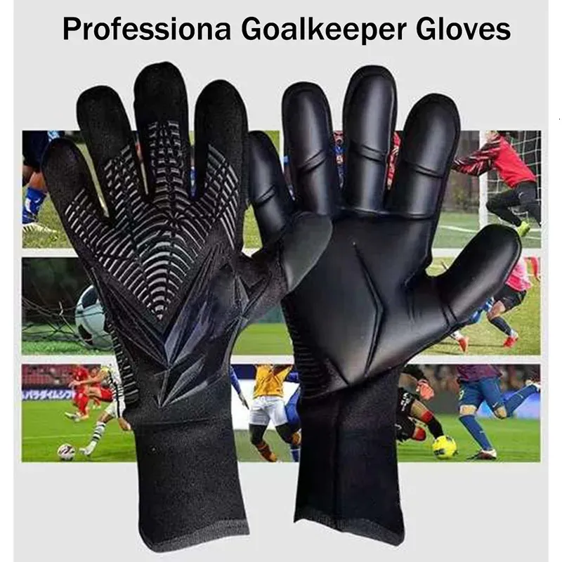 Sport Professionell Latex Fussball Goalkeeper Handschuesch Kanner Erwuessener Verdickt Fussball Goalkeeper Kanner Schutzhandschuesch_voghion.com