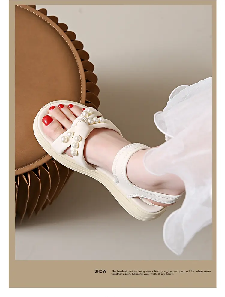 Women's Flat Sandals Breathable Comfortable Beach Casual Footwear_voghion.com