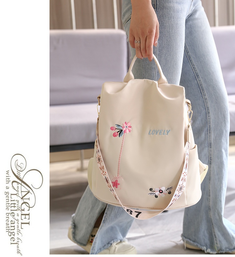 2024 New Oxford Cloth Small Backpack For Women Korean Version Anti-theft Lightweight Single Shoulder Dual-purpose Student Backpack_voghion.com