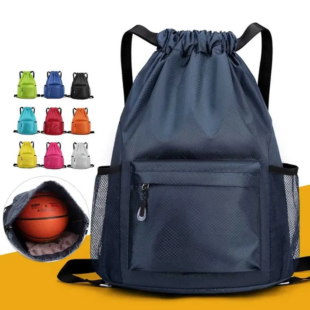 Fashion Nylon Drawstring Large Capacity School Student Backpack 5 Colors Waterproof Computer Bag UnisexC241011C241011_voghion.com