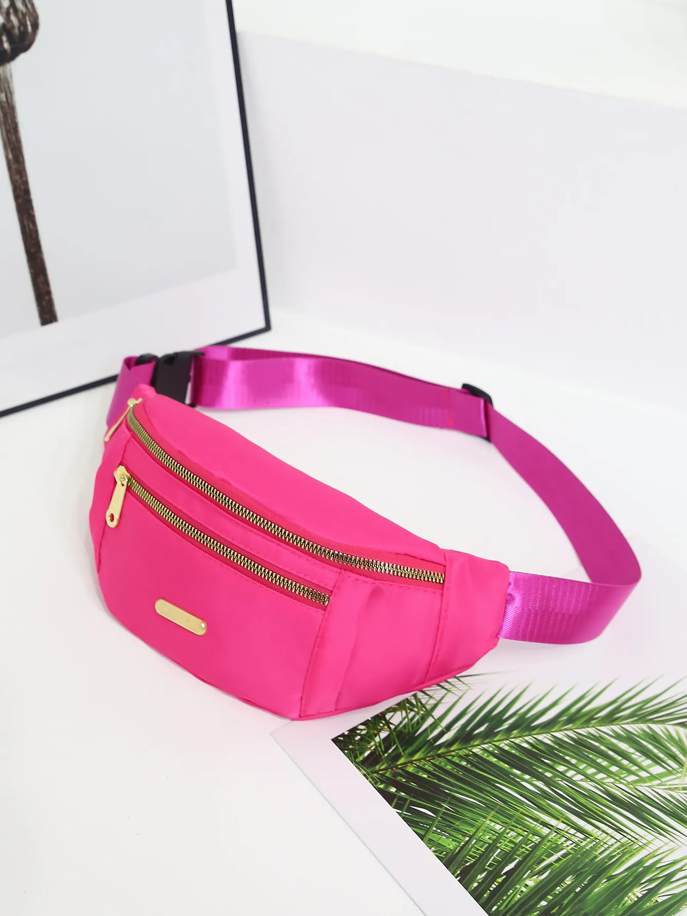 Marsupio piccolo a tracolla per donna, con tracolla regolabile, alla moda, per sport, allenamento, viaggi_voghion.com