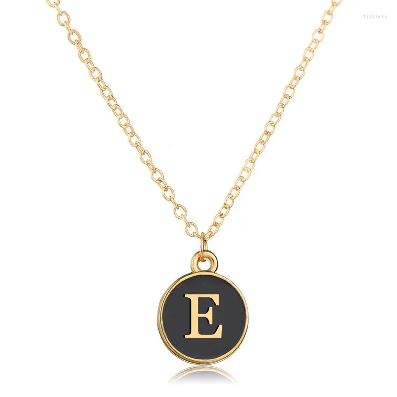 Chaînes 2024 26 lettres anglaises Chaîne ras du cou à durée limitée Colliers Collier Pendentif Femmes Colliers Kettingen Gros_voghion.com