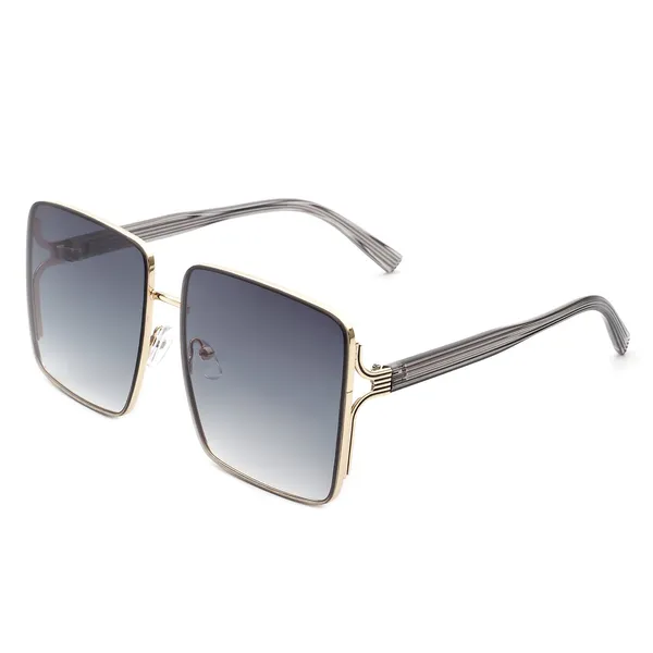 Proburg - Classic Square Tinted Fashion Oversize Women Sunglasses_voghion.com