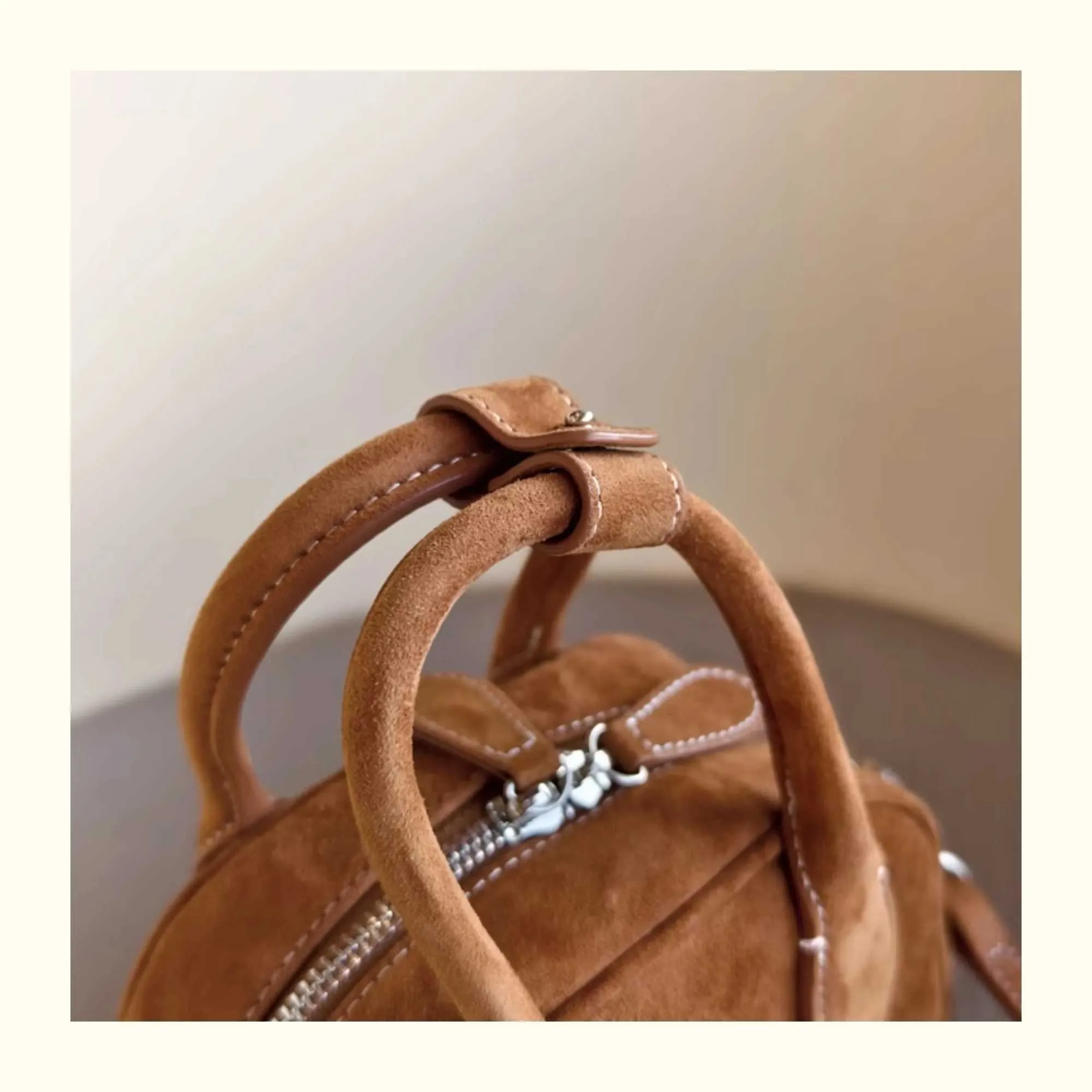 Suède pillow crossbody tas dames retro echt lederen handtas_voghion.com