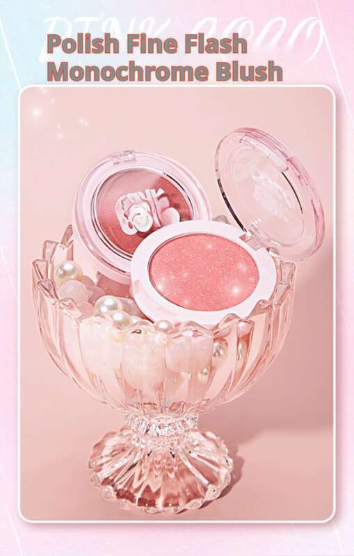 Monochrome Puder Rouge Perle Matt Textmarker Glitter Lidschatten Palette Make-Up_voghion.com