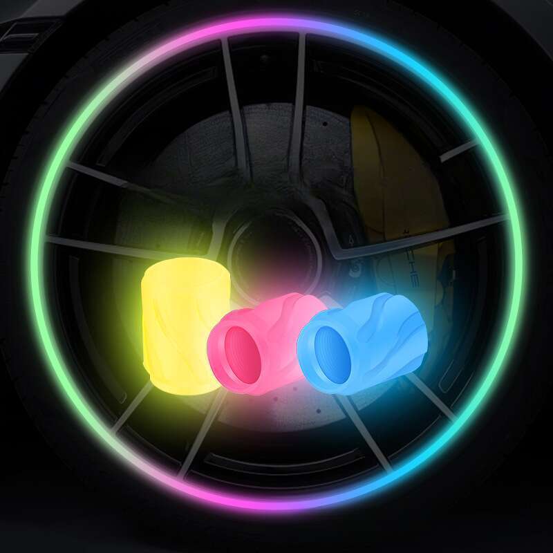 New Luminous Valve Cap For Electric Vehicles, Motorcycles, And Tires_voghion.com
