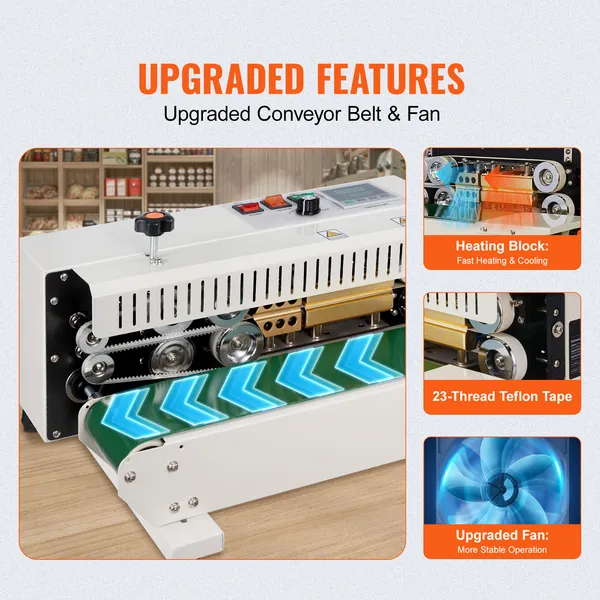 Continuous Band Sealing Machine With Digital Temp Control_voghion.com