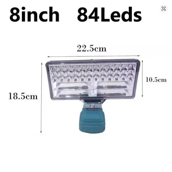 8-Inch 84 LED Work Light For Dropshipping, Bright And Durable_voghion.com