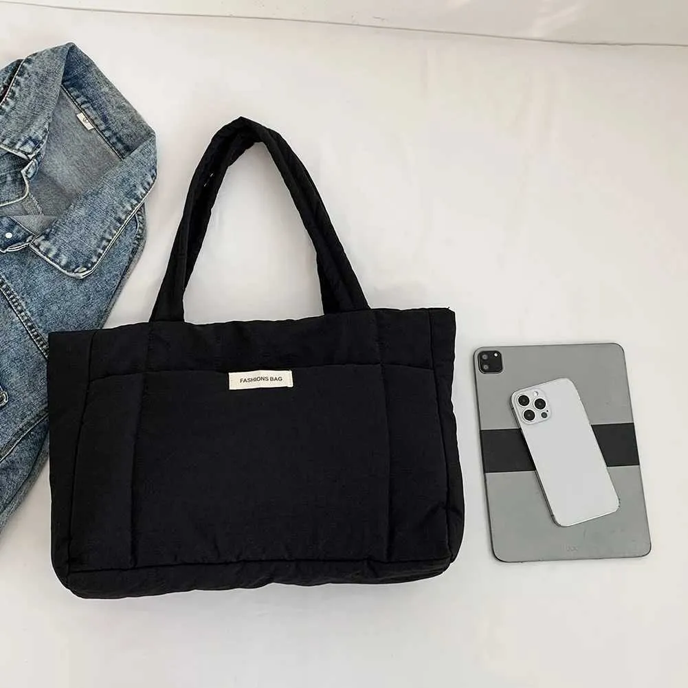 Damen Puffer Tasche Gesteppt Designer Schultertasche Shopping_voghion.com
