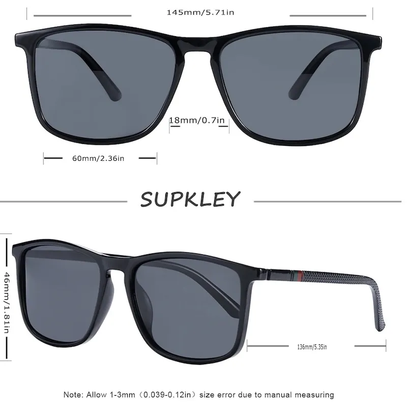 Sports Sunglasses For Men Polarized Square Comfortable Eyewear_voghion.com