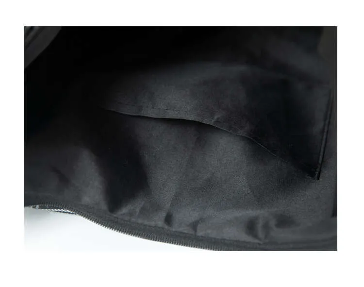 Designer stijl geruite canvas schoudertas voor dames_voghion.com