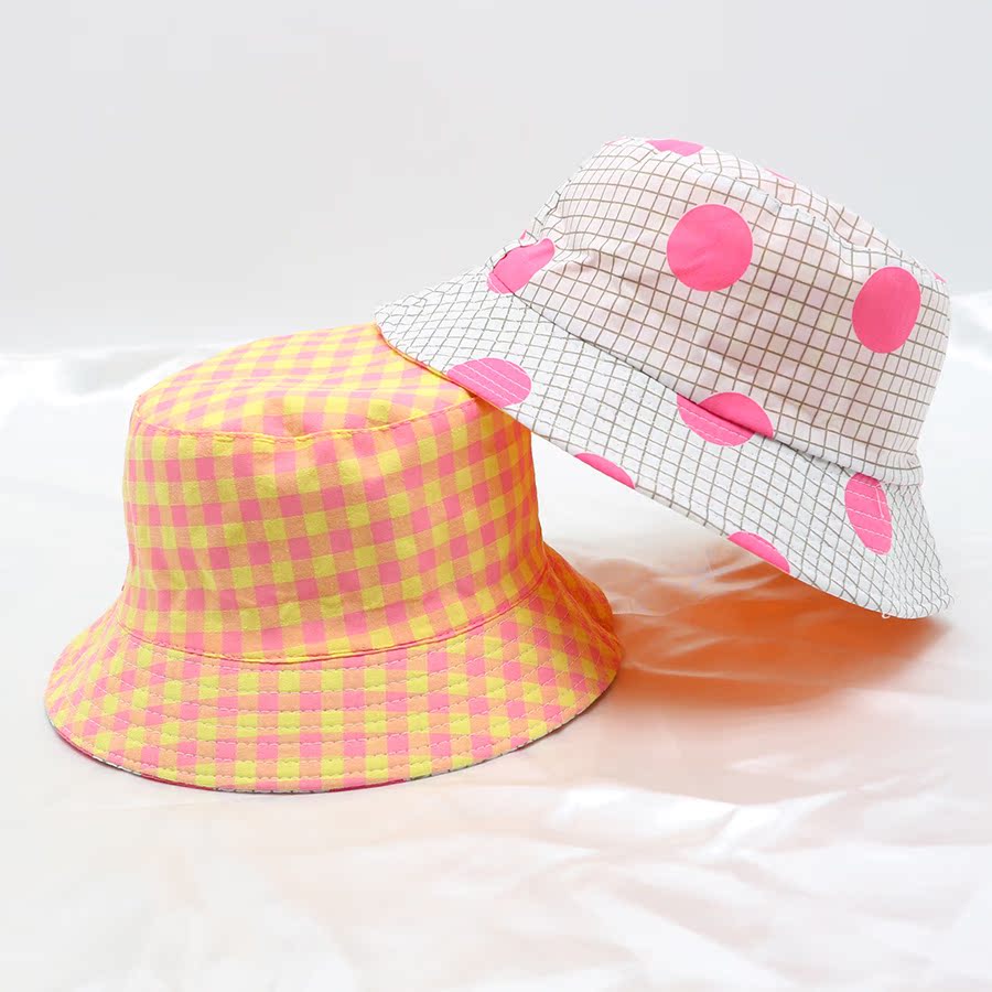 Chapeau de pêcheur double face pour enfants, protection solaire fine, pare-soleil pour bébé, joli chapeau de soleil, version coréenne, été, garçons et filles, marée_voghion.com