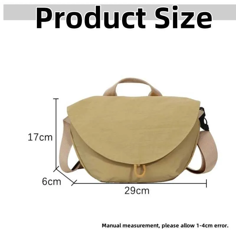 Borsa a tracolla elegante da donna borsa spalla e marsupio nylon_voghion.com