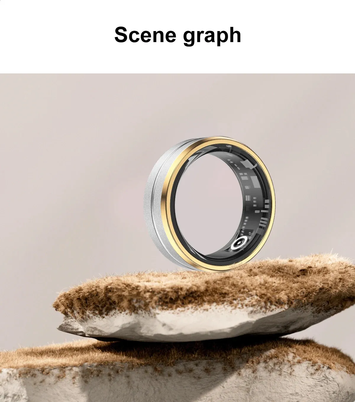 Smart Bracelet Heart Rate Monitoring Waterproof Blood Oxygen Sleep Sport Health Tracker Finger Digital Ring 240730_voghion.com