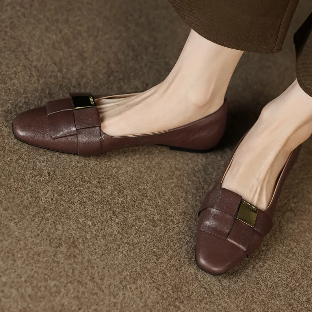 plus Danxuefei Size 33-41 Women's Sheepskin Slip-on Ballet Flats Leisure Soft Comfort High Quality Espadrilles_voghion.com
