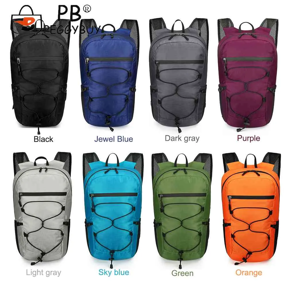 Zaino sportivo da esterno in nylon leggero e impermeabile, di grande capacità, per arrampicata, campeggio, escursionismo, pesca, viaggio._voghion.com