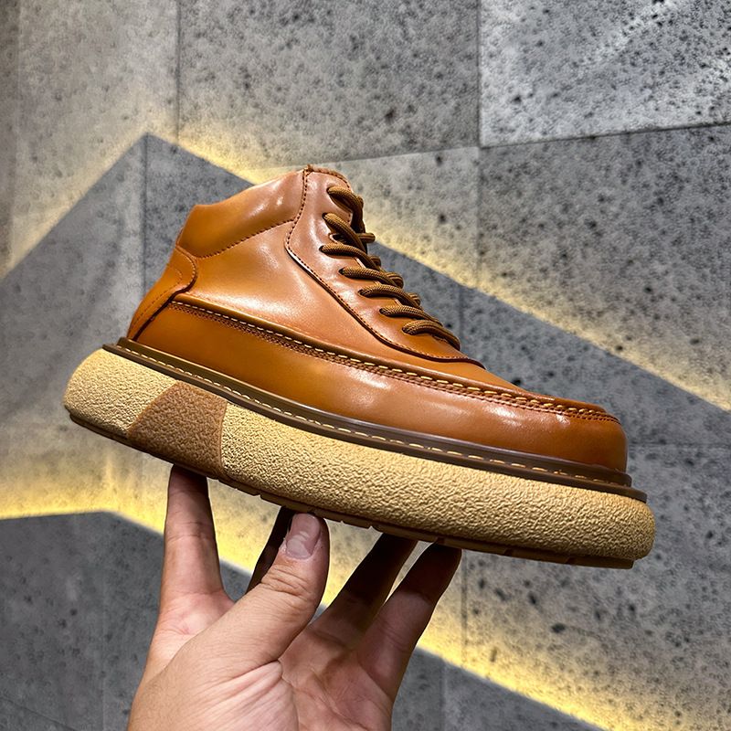 Neue herbst winter weiche high top dicken sohlen herren schuhe, leichte plüsch isolierung, Martin stiefel, modische und_voghion.com