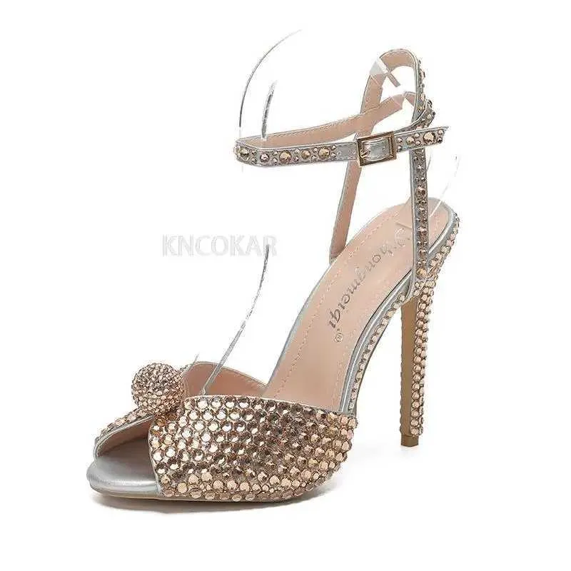 Dress 2023 Sandals Fashion Quality Wedding Shoes Womens New Pearl Studs Open Toe High Heels H240621 16_voghion.com