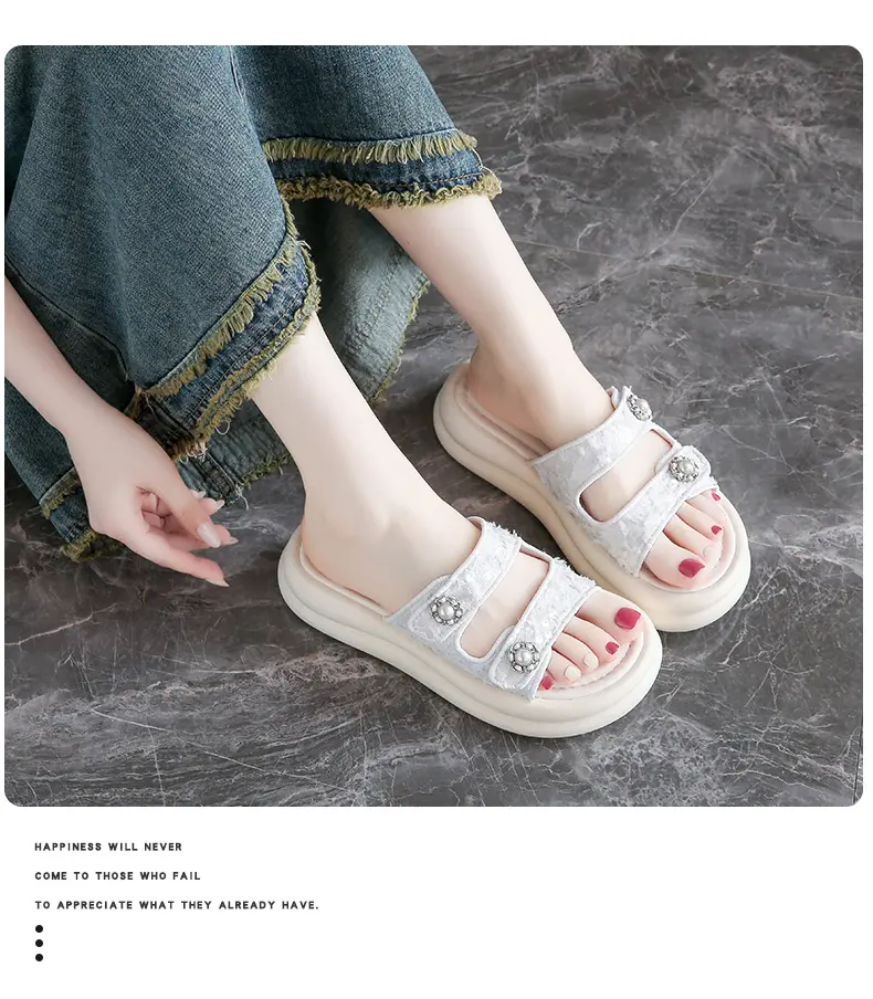 Pantofole donna eleganti ciabatte alla moda per casa e mare_voghion.com