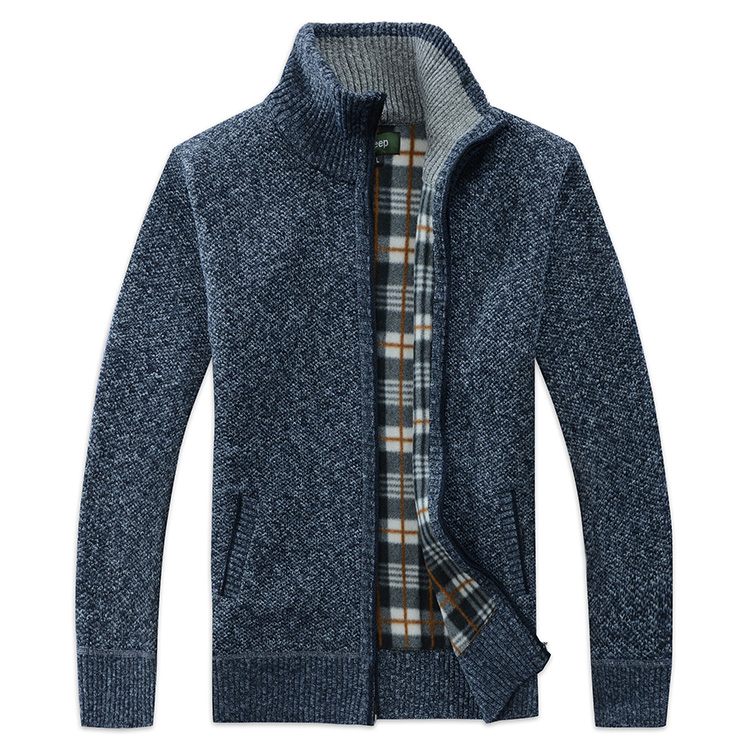 2023 Strickjacke Oberbekleidung für Männer Herbst trendige dünne Pulloverjacke Herrenpulloverjacke_voghion.com