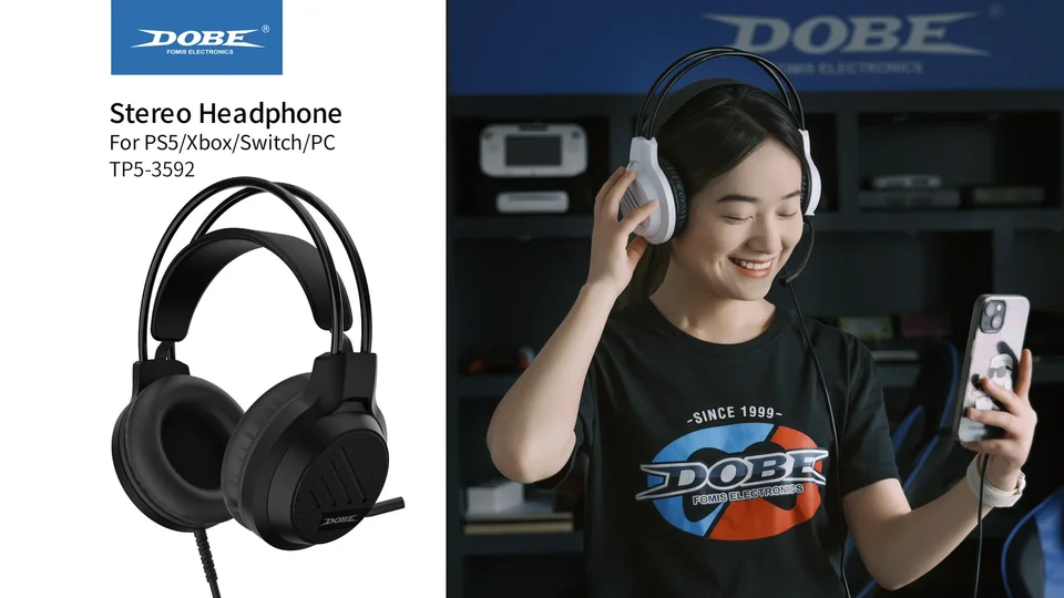 Universal Gaming Headset With Noise Cancelling Microphone For Console_voghion.com