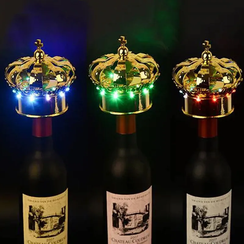 Corona per feste in discoteca, bacchetta stroboscopica a LED, scintillanti, luce per bottiglia di champagne, servizio VIP, luce per bottiglia di vino, luce flash_voghion.com