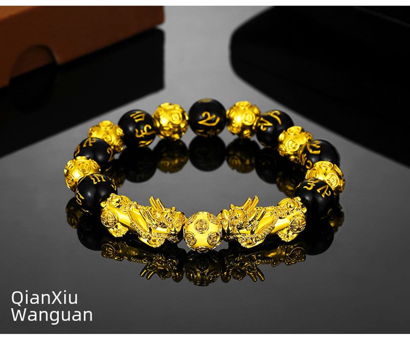 Vieam Sand U 3D Hårdfot Guld Piccolo Armband Man Spelg Duoduo Snabb Handförsörjning_voghion.com