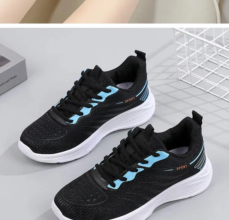 Chaussures de sport d'extérieur légères et polyvalentes, respirantes et confortables, en maille, décontractées et souples_voghion.com
