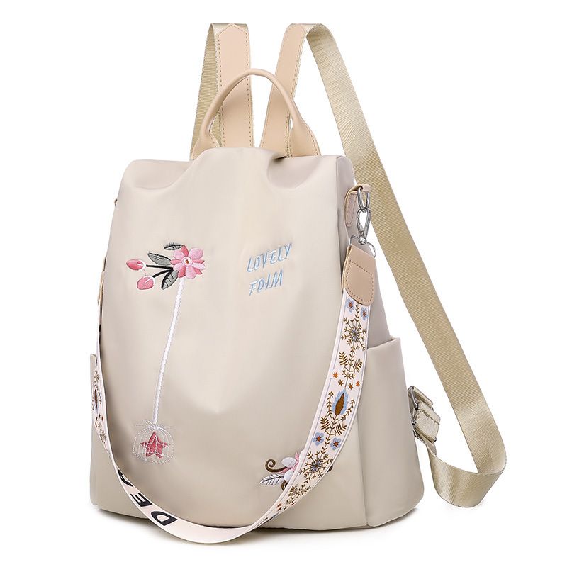 Wasserdichter Oxford Rucksack Weibliche Stickerei Rucksäcke Große Kapazität Reisetaschen Neue Schüler_voghion.com