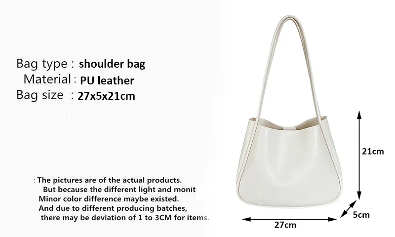 Summer PU Leather Women Underarm Totes Pure Color Casual Small Top-Handle Bags Handbags Purse Ladies Shoulder Bag_voghion.com
