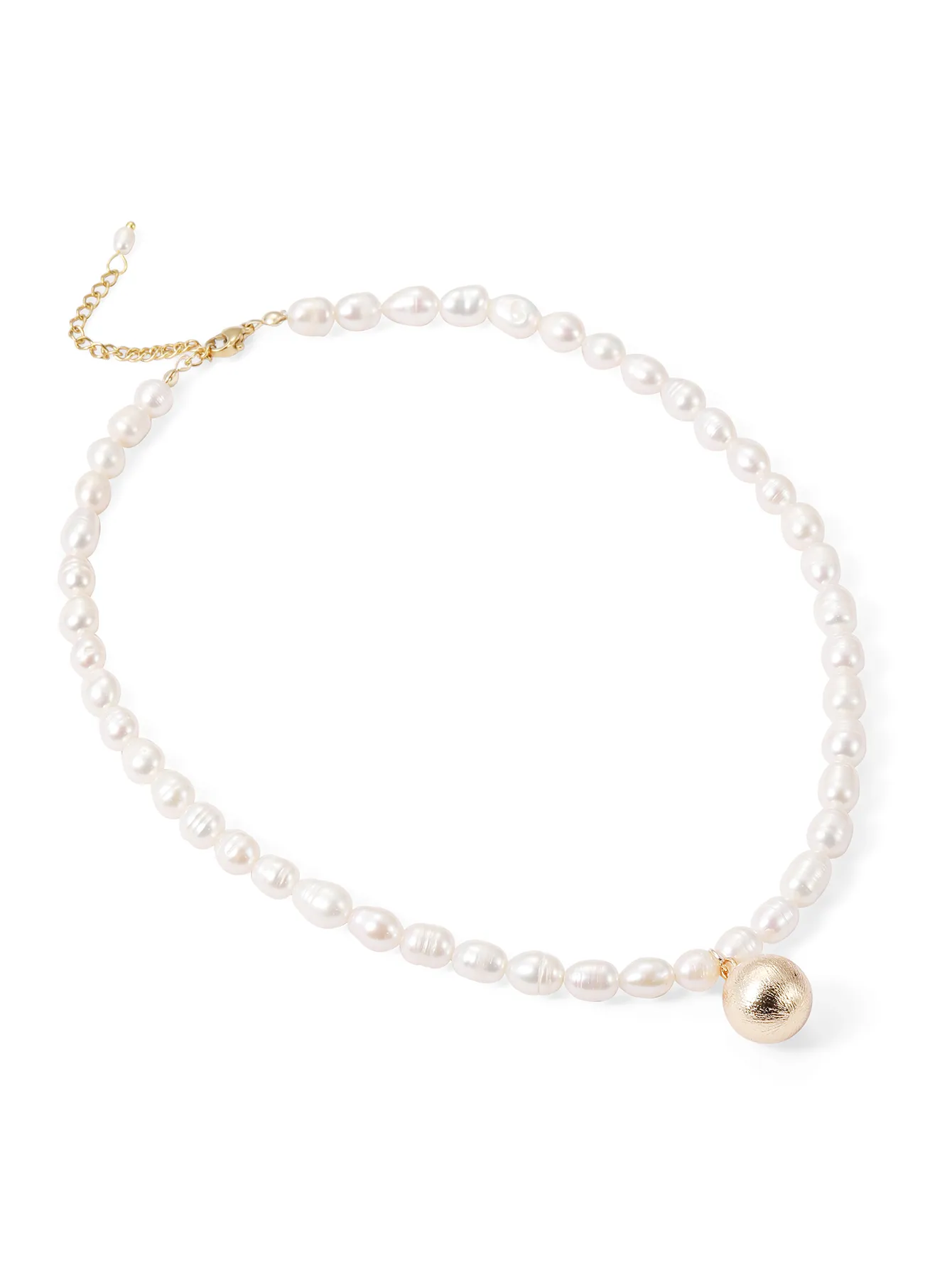 Perlenhalskette Und Armband Set Für Damen Im Retro Stil_voghion.com