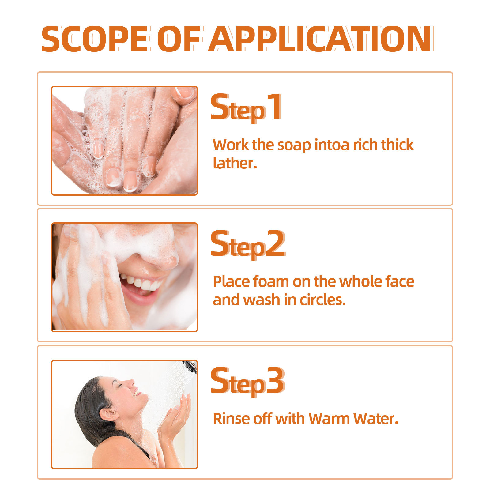 West&Month Curcuma Facial Repair Nettoyage doux, décoloration des taches, lissage des ridules savon nettoyant_voghion.com
