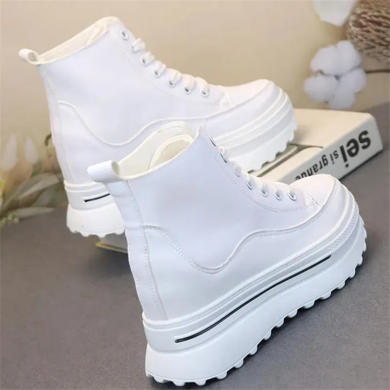 Platform Pu Leather Wedge Hidden Boots For Women Winter Running_voghion.com
