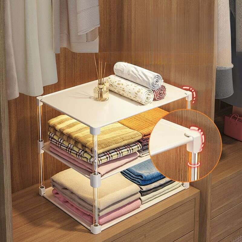 【 31000 Positive Reviews 】 Storage Rack, Layered Movable Universal Shelf, Dormitory Storage Wardrobe Partition, Clothing_voghion.com