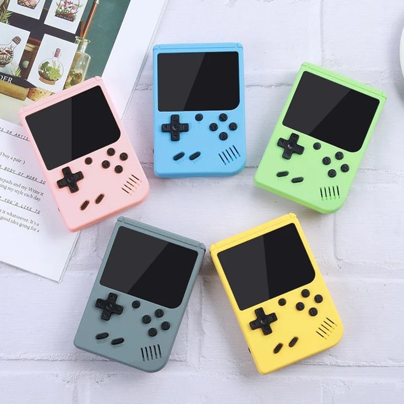 Retro Tragbare Handheld Spielekonsole Mit 500 Integrierten Spielen_voghion.com