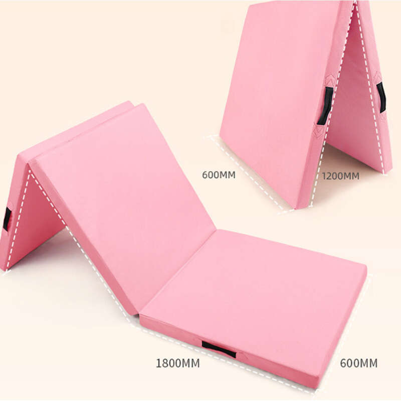 Danseøvelse Foldbar Gymnastik Flip Svamp Dansetræning Fortykket Anti-Slip Yogamåtte, Firkantet Gulvmåtte_voghion.com