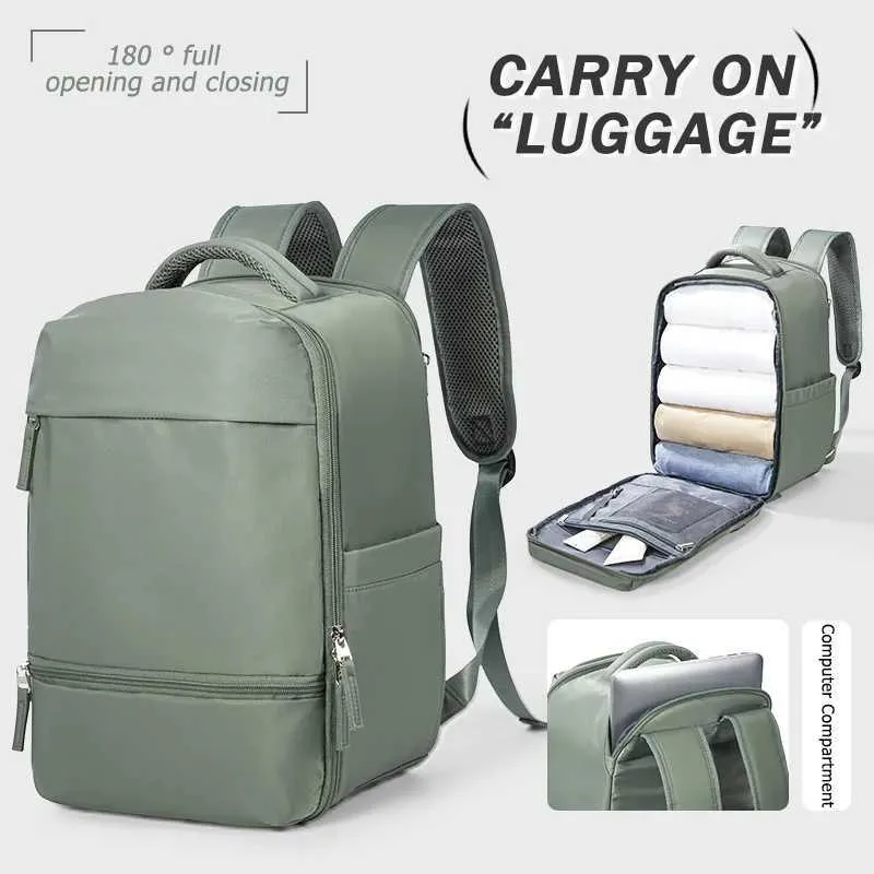 Travel Backpack Airplane cabin vacuum Bag Aircraft Ryanair 40x20x25 Carry-Ons Waterproof Hand Lage Men Women Laptop_voghion.com