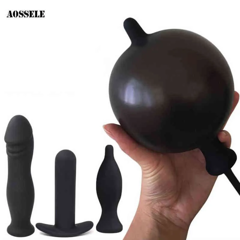 NXY Sex Adult Toy Iatable Anal Dilator Big Kegel l Ball Dildo Butt Plugs Prostate Massager Toys for Men_voghion.com