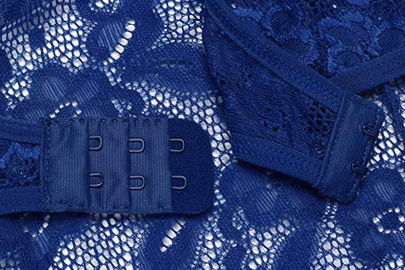 Lace Dark Patterned Open Cut One-piece Fun Lingerie Set_voghion.com