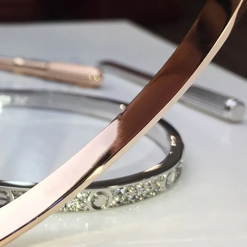 Jewelry Womens Bracelet Gold Torque Bangle Double Row Dia Width Hidden Inlay Process High Fade Resistant Bracelets_voghion.com