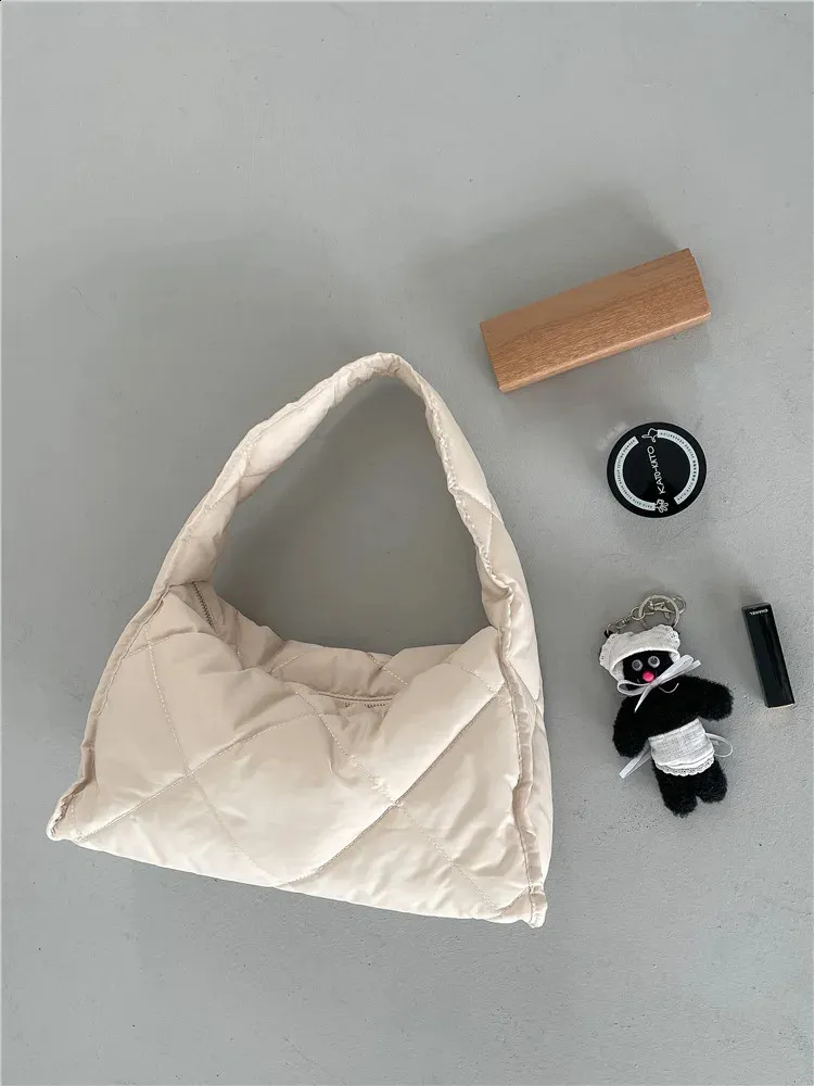 Puffer Shoulder Bag For Women Large Capacity Winter Handbag_voghion.com