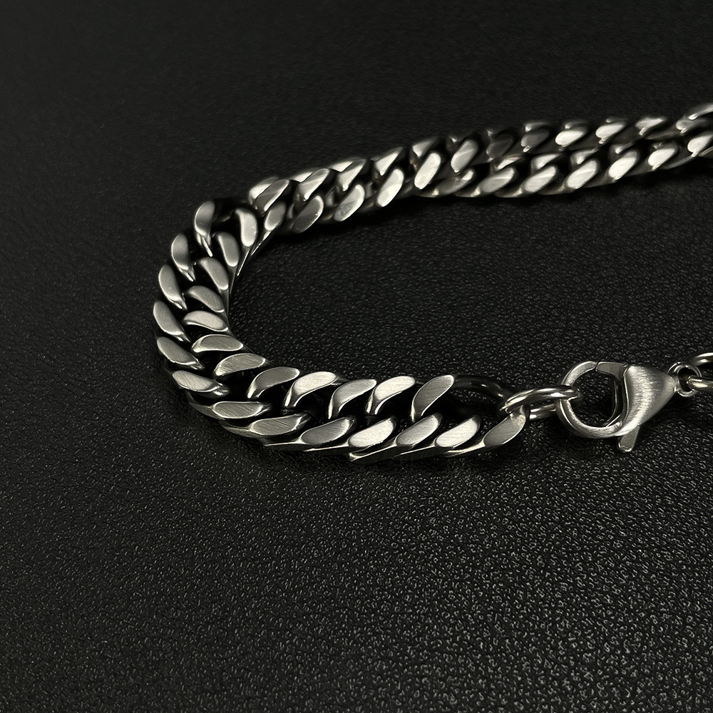 Source Cuban Link Chain Men's Bracelet Rock Stainless Steel Bracelet_voghion.com