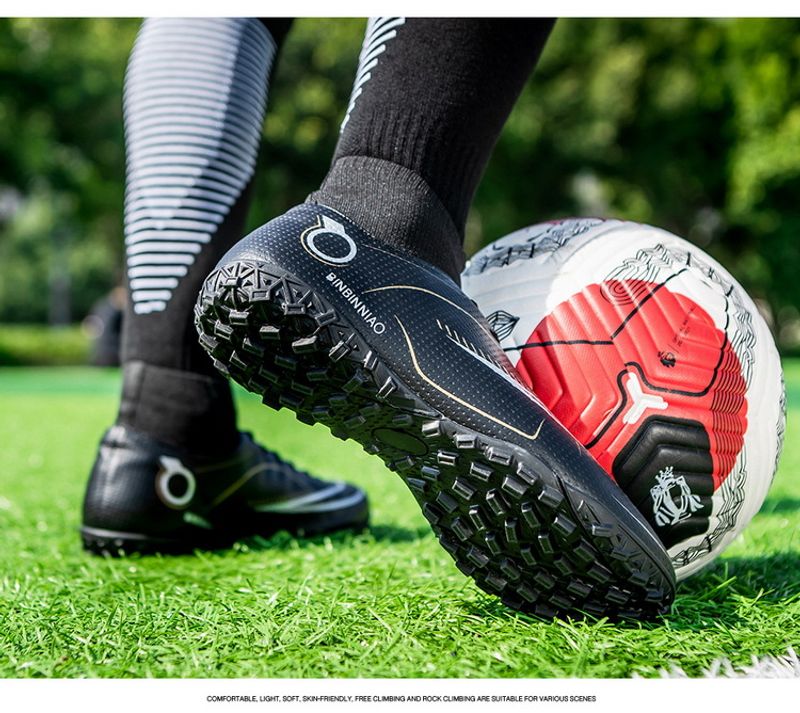 2022 neue grenzüberschreitende FGTF-Schuhe für Männer, atmungsaktive High-Top-Fußballschuhe mit langen und kurzen Spikes, modische_voghion.com