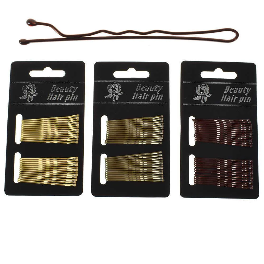Ladies 24pcs/card Clip Girls Hairpin Curly Wavy Grips Hairstyle Hairpins Women Bobby Pins Styling Hair Accessories_voghion.com