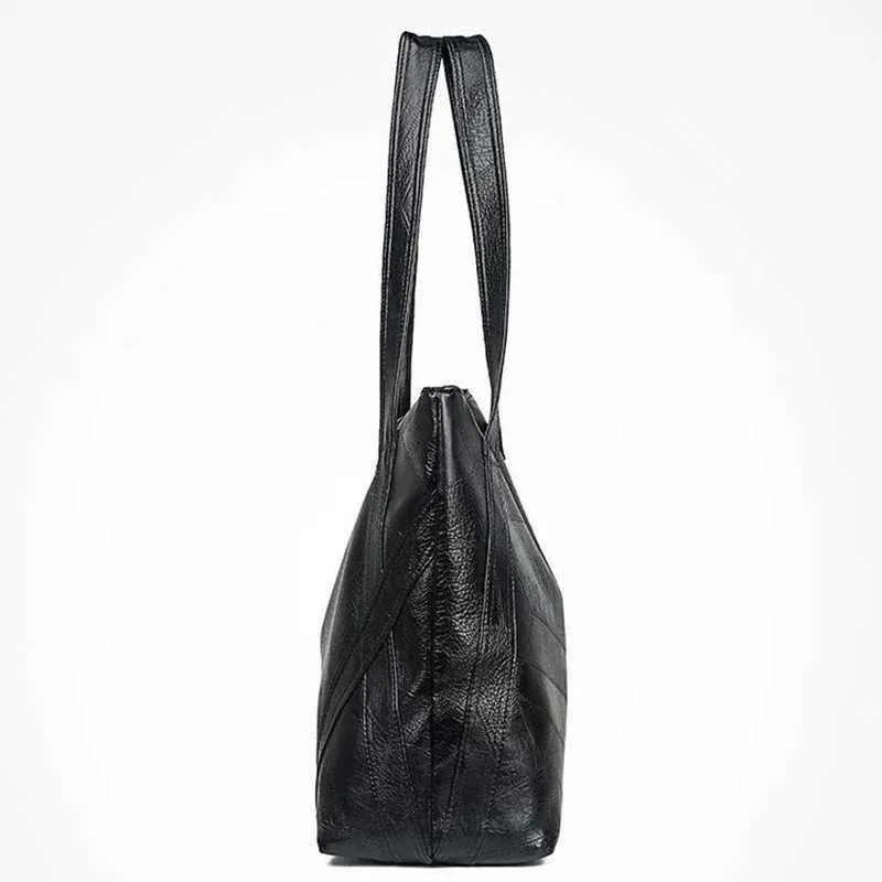 Women's Shoulder Bag Pu Leather Commuter Handbag Large Capacity_voghion.com