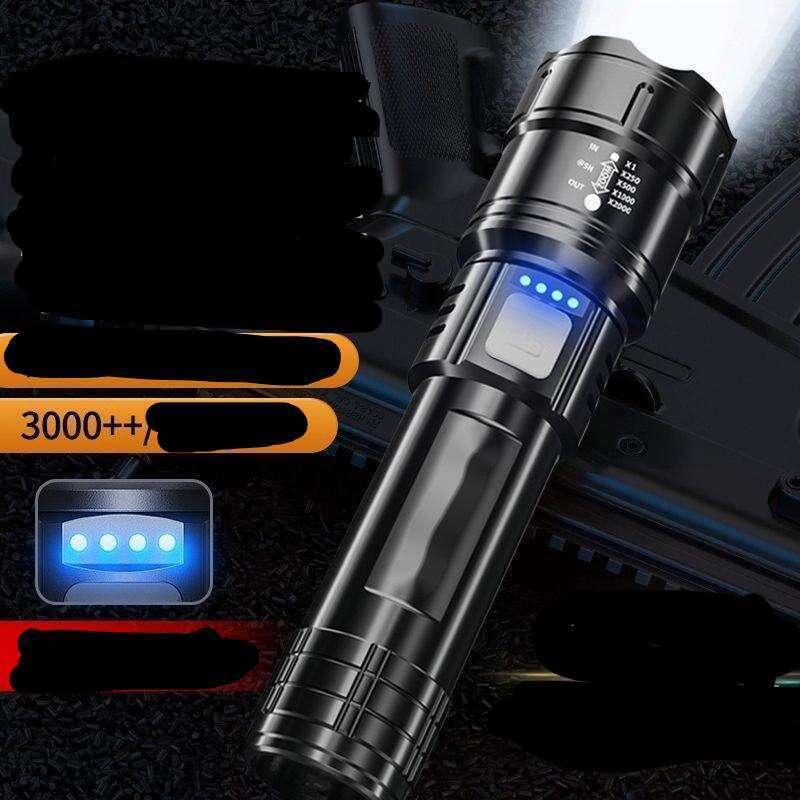 【 Raccolto da 1339 persone 】 Torcia elettrica potente P900 delle forze speciali, portatile, ultra luminosa, zoom per esterni, ernia_voghion.com