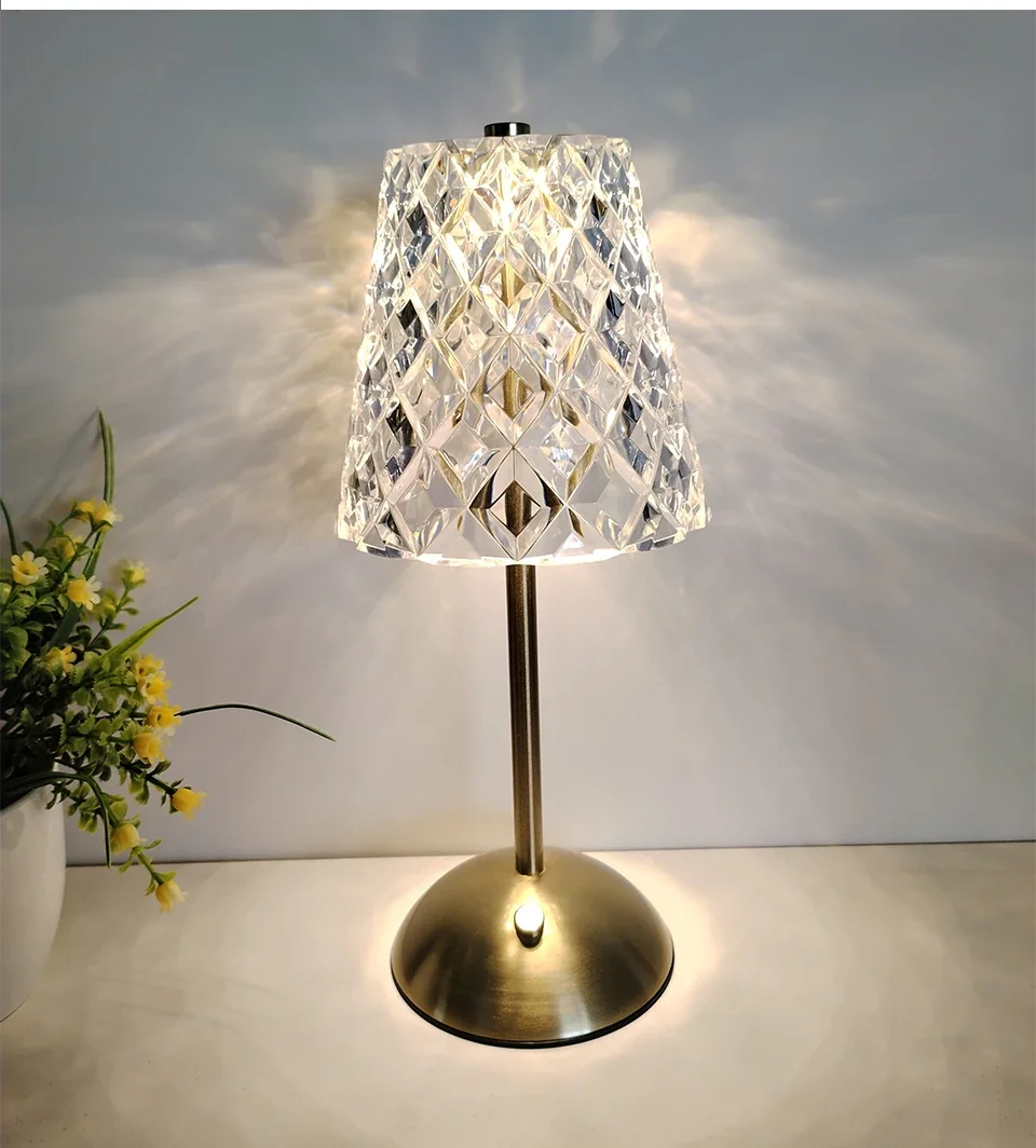 Touch Dimmable Wireless Table Lamp Rechargeable Portable Light_voghion.com
