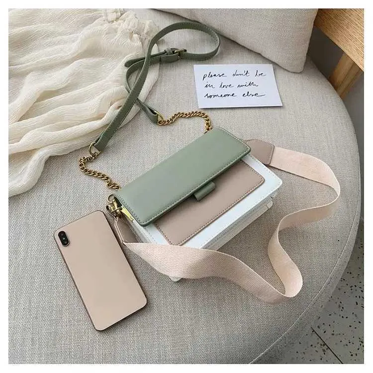 Mini Leder Umhängetaschen für Frauen 2022 Kette Schulter einfache Dame Reise lange Gürtel Geldbörsen und Handtaschen Cross Body_voghion.com