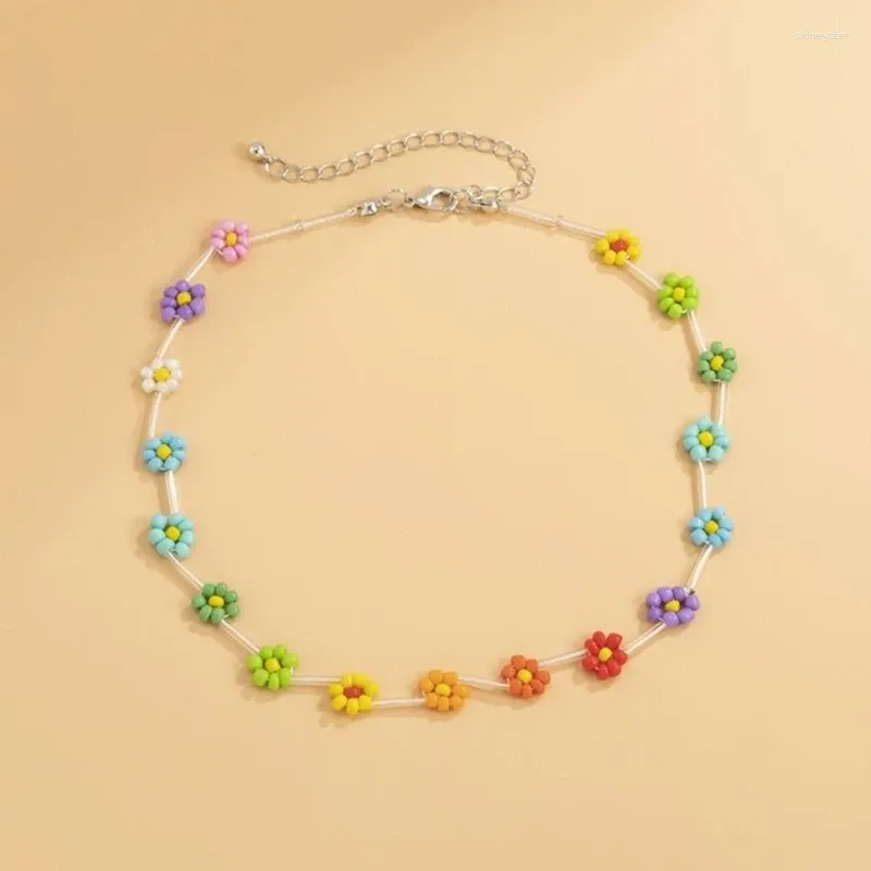 Chains Resin Beaded Clavicle Necklaces Women Summer Jewelry Neck For Woman_voghion.com
